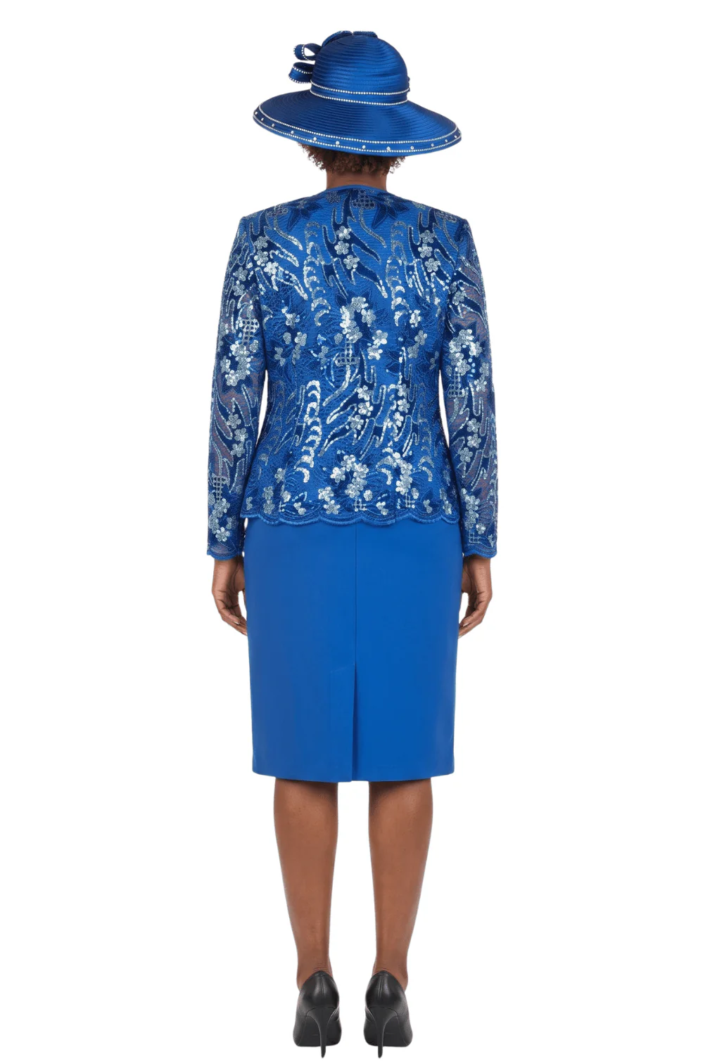 3pc Sqns Jkt, Crkl Stn Cami, Silky Twl Skt Suit - Image 4