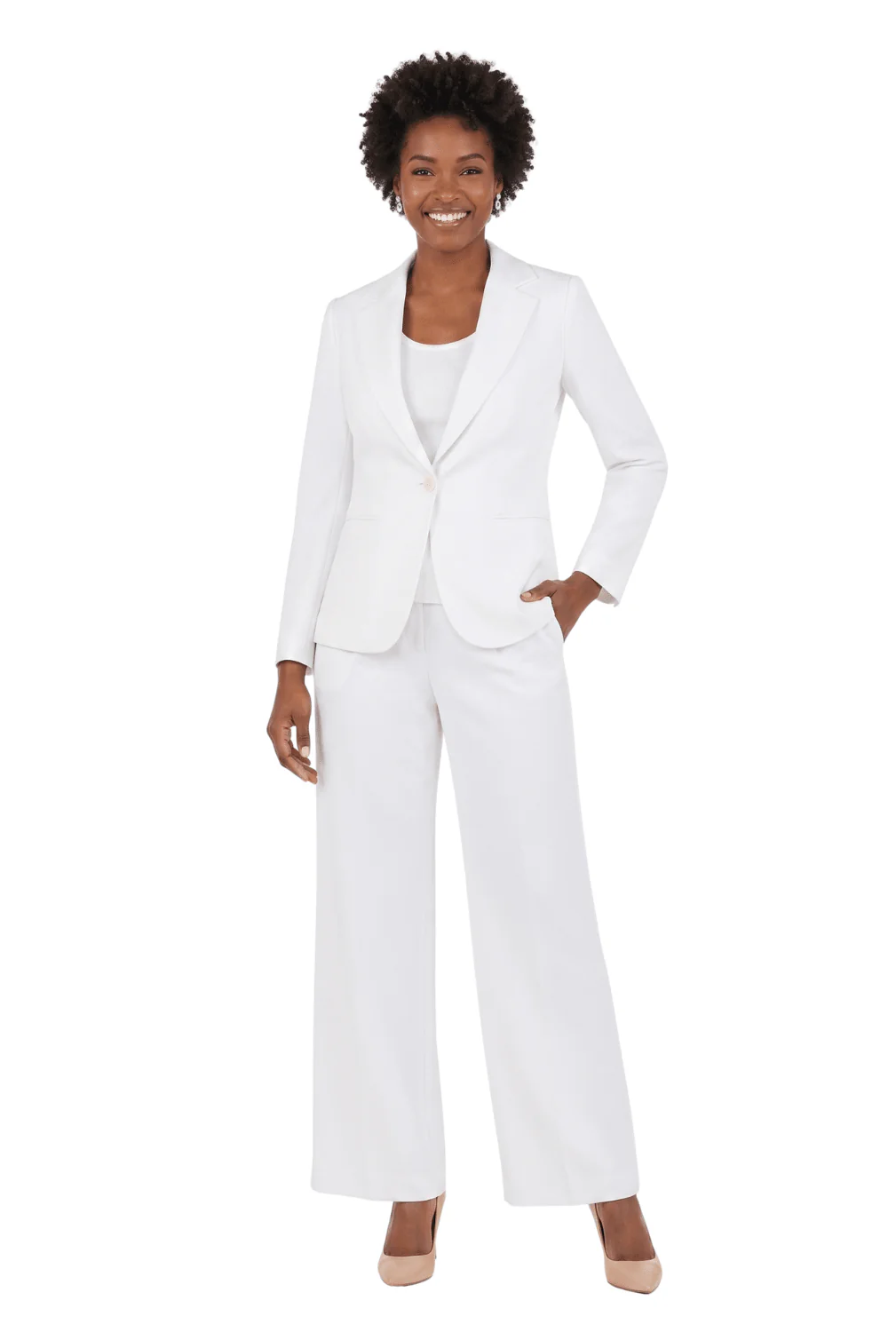 4pc Suit Set - Jkt, Cami, Skirt, Pants - Image 2