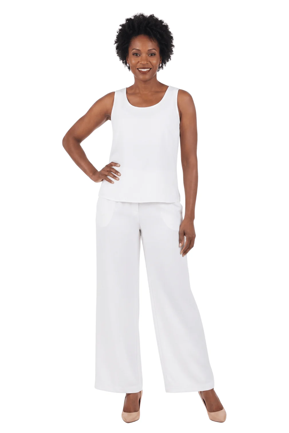 4pc Suit Set - Jkt, Cami, Skirt, Pants - Image 3