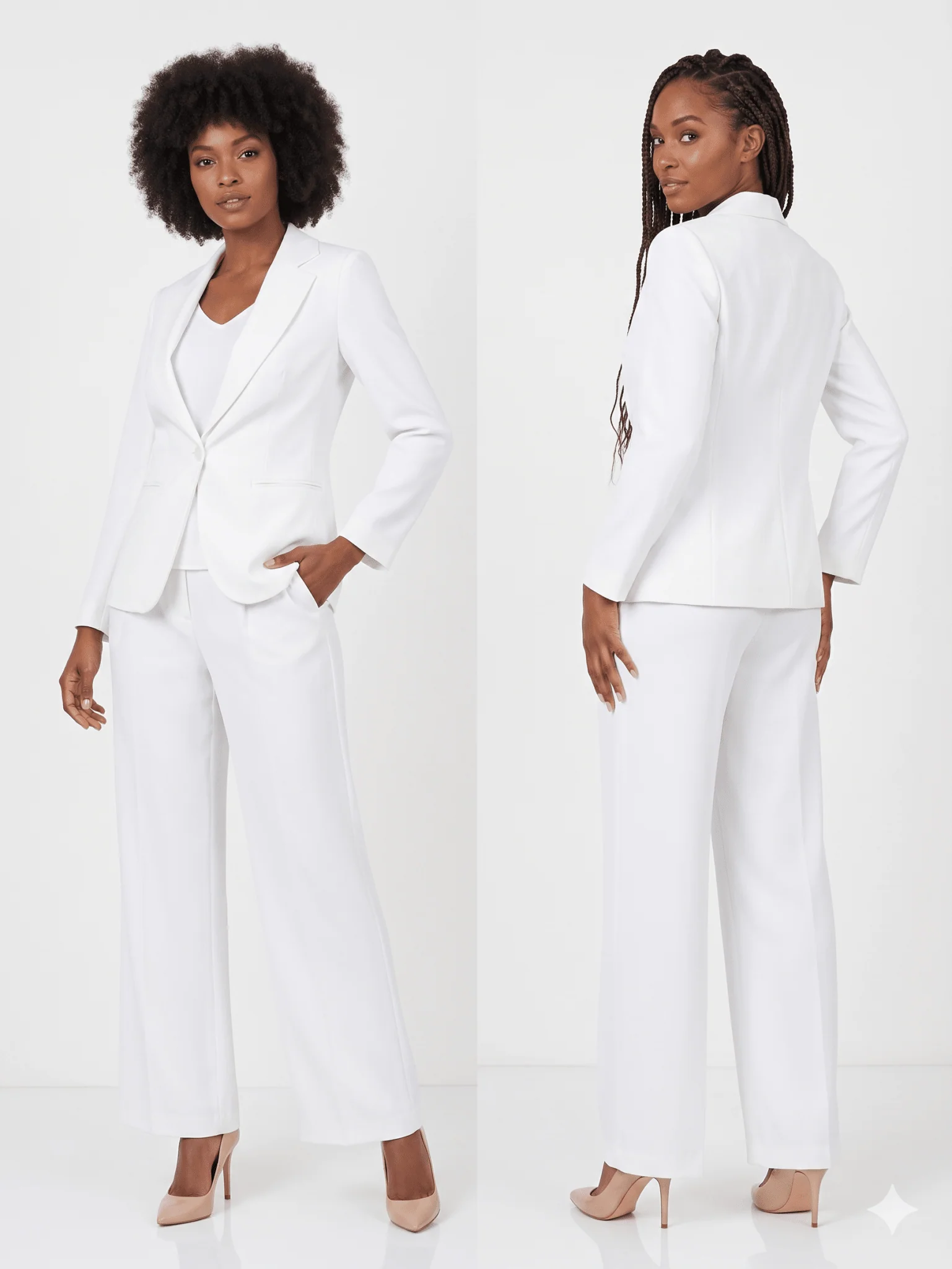 4pc Suit Set - Jkt, Cami, Skirt, Pants-Plus - Image 10