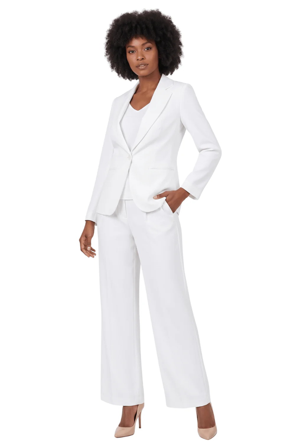 4pc Suit Set - Jkt, Cami, Skirt, Pants-Plus - Image 4