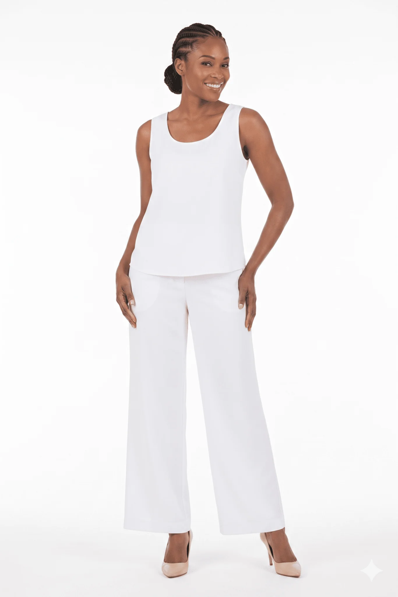 4pc Suit Set - Jkt, Cami, Skirt, Pants-Plus - Image 8