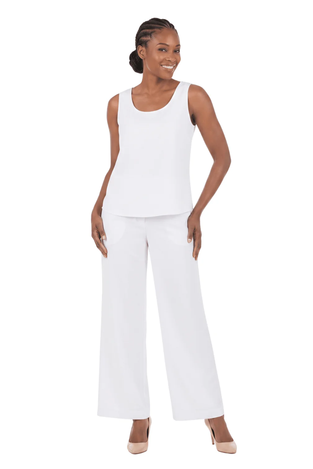 4pc Suit Set - Jkt, Cami, Skirt, Pants-Plus - Image 9