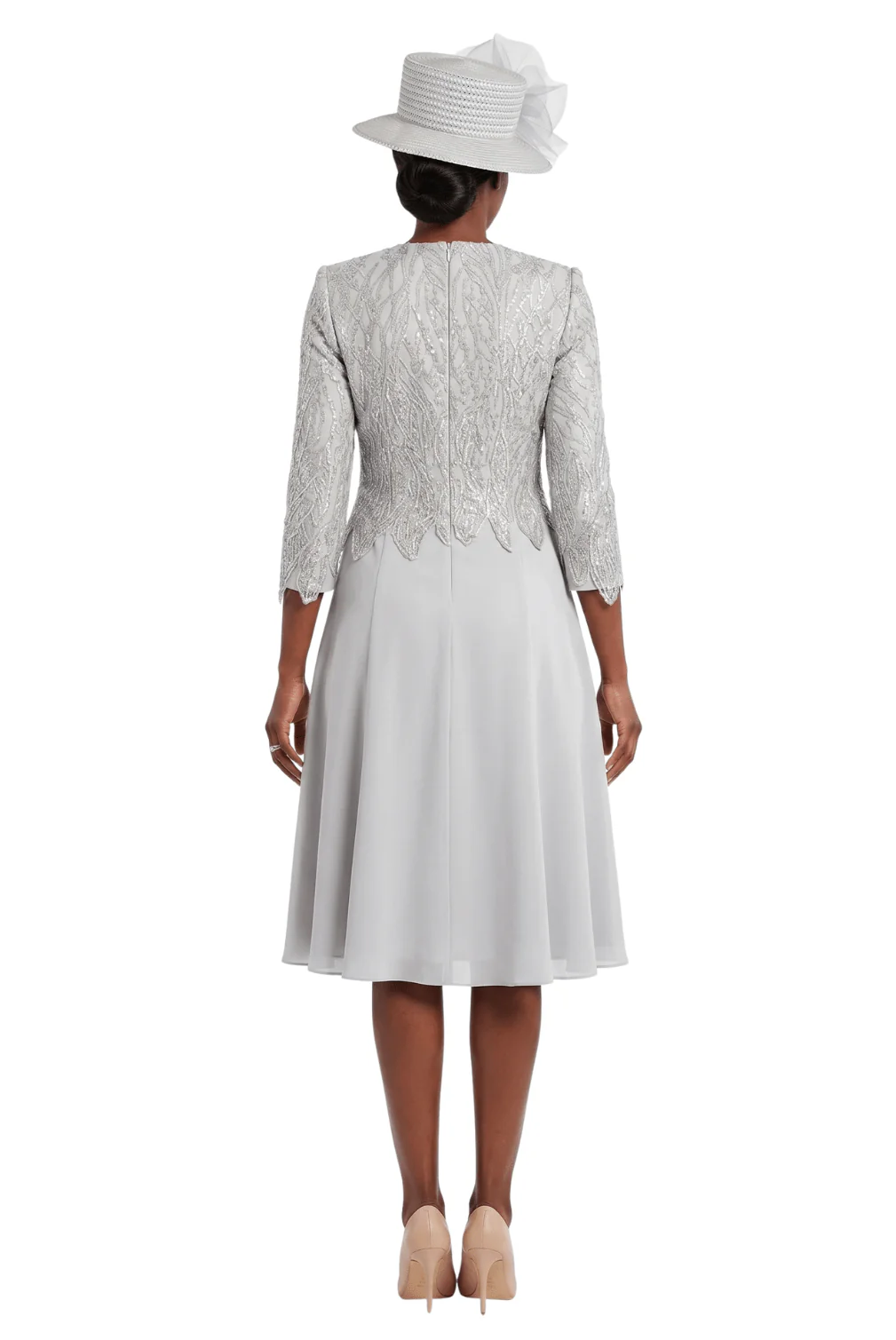 A-line Scuba Drs w/ Lux Lace Overlay - Image 4