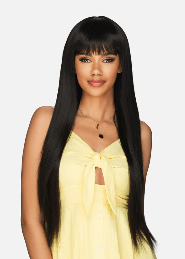 Cosmos Long Straight Wig with Fringe Bangs - Amore Mio