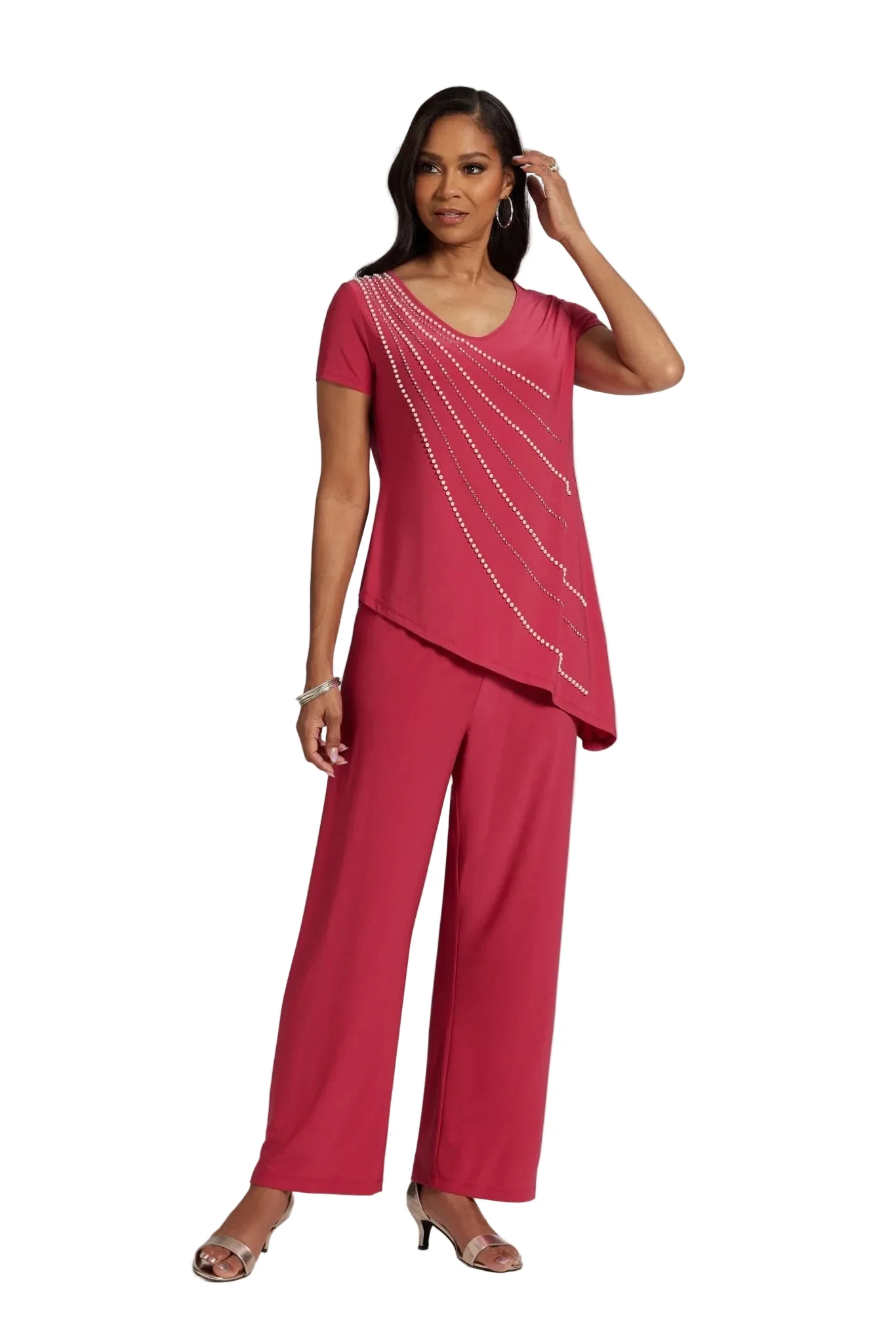 Asymmetrical Flowy Pantset by Studio EY - Image 5