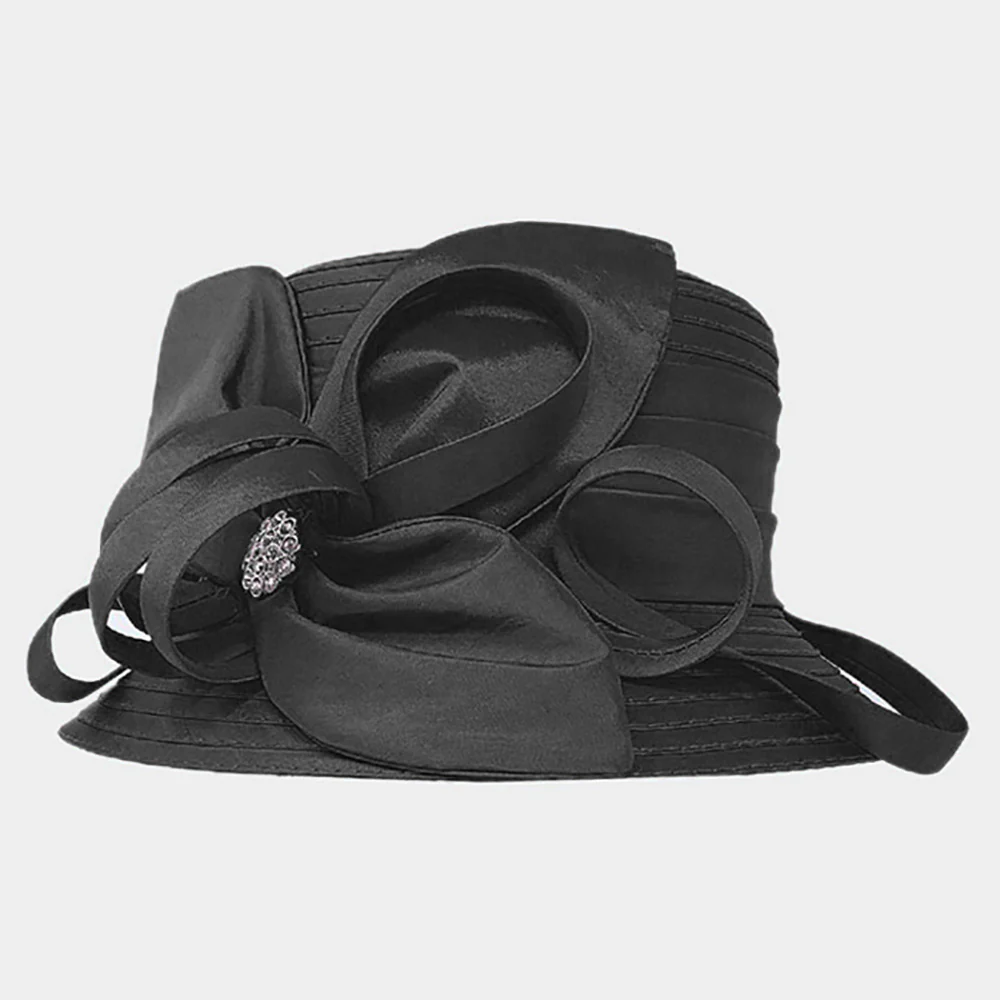 Bow Accented Dressy Hat - Image 3
