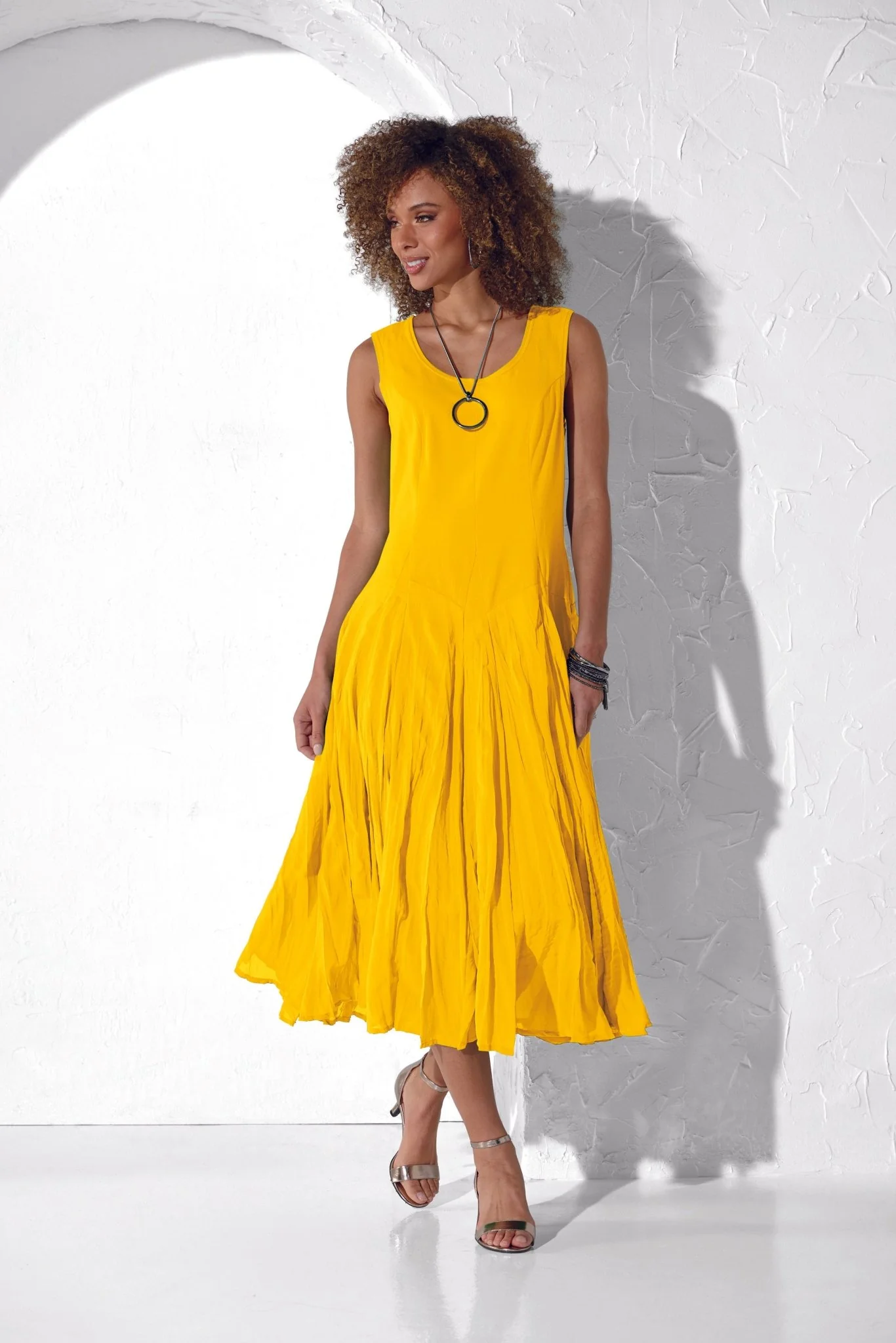 Bubble and Flow Balloon-Hem Dress by Studio EY - Image 4