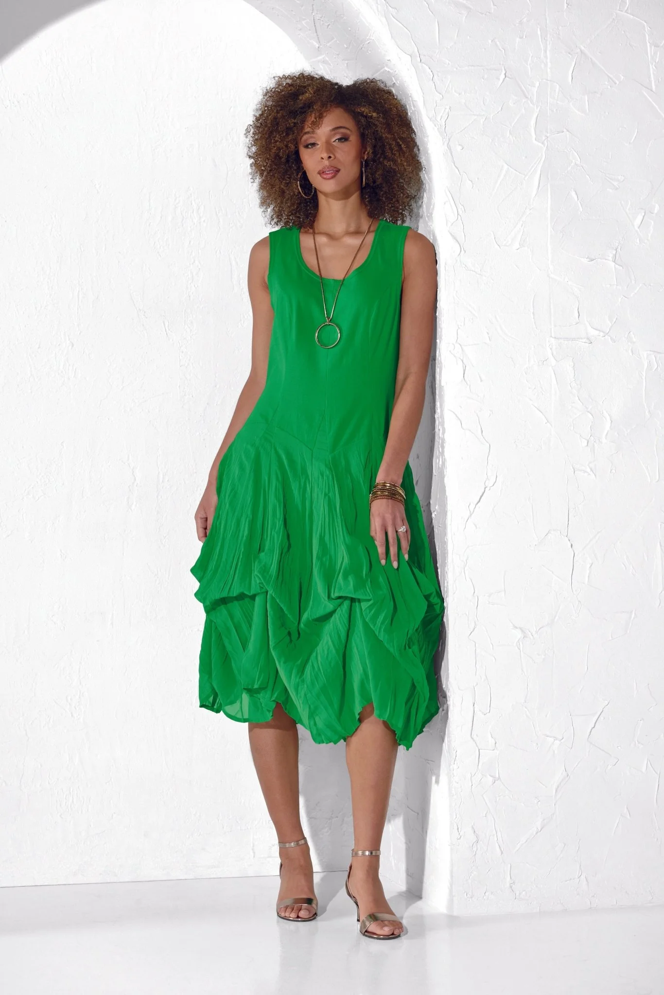Bubble and Flow Balloon-Hem Dress by Studio EY - Image 5