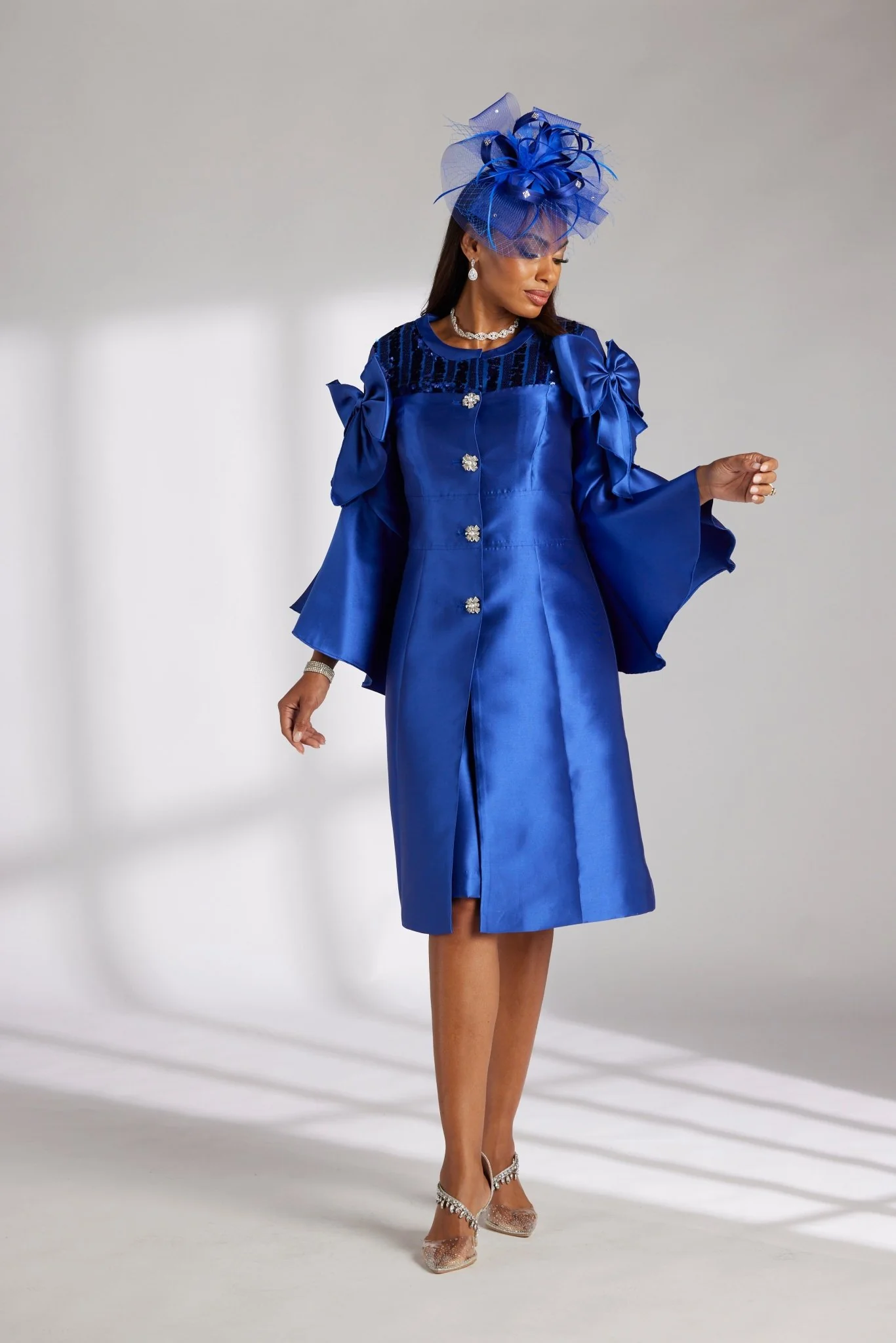 Cascade of Sleeves Jacket Dress by EY Boutique - Image 3
