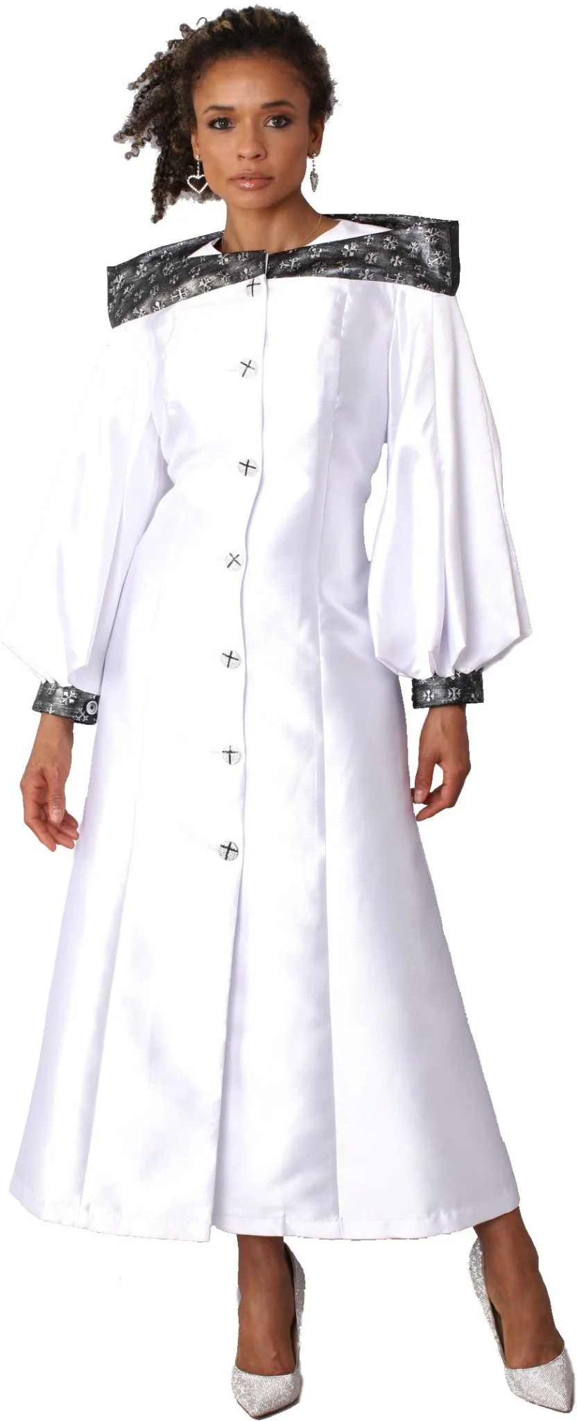 Plus Size Women’s Cassock Robe for Church, Choir, or Clergy -4803W