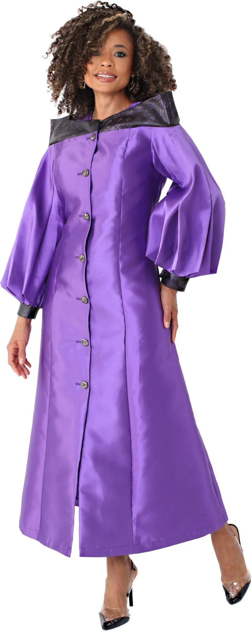 Plus Size Women’s Cassock Robe for Church, Choir, or Clergy -4803W - Image 5