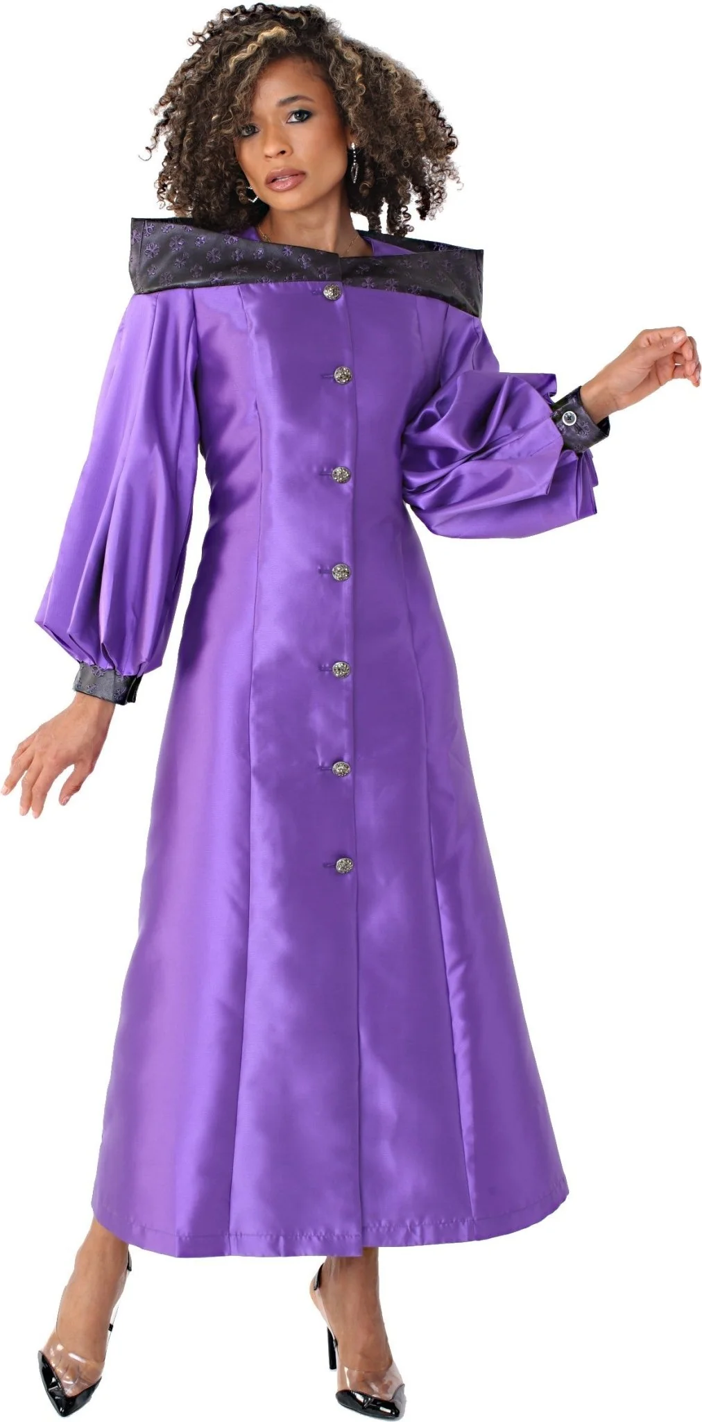 Plus Size Women’s Cassock Robe for Church, Choir, or Clergy -4803W - Image 6