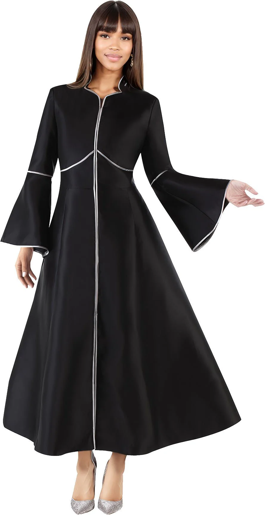 Cassock Robe with Rhinestone Trim- 4731