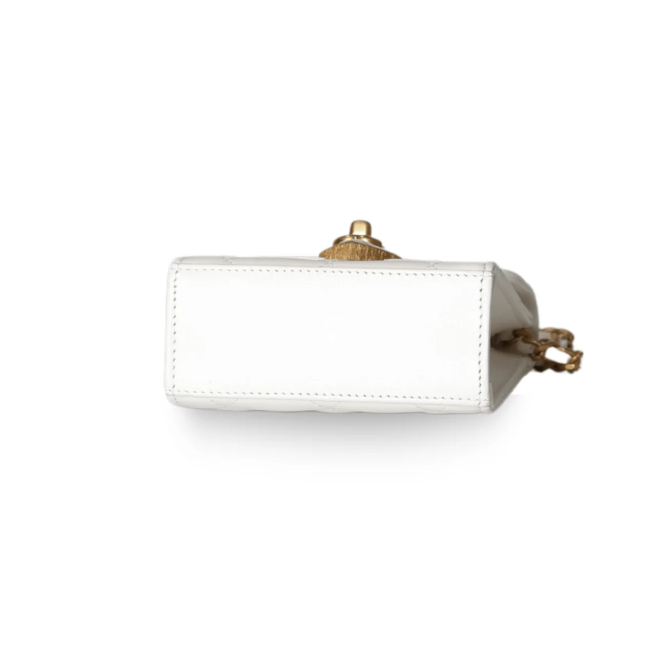 Chanel - Lambskin Mini Flap Bag with Heart Turn Lock (Pre-Owned) - Image 5