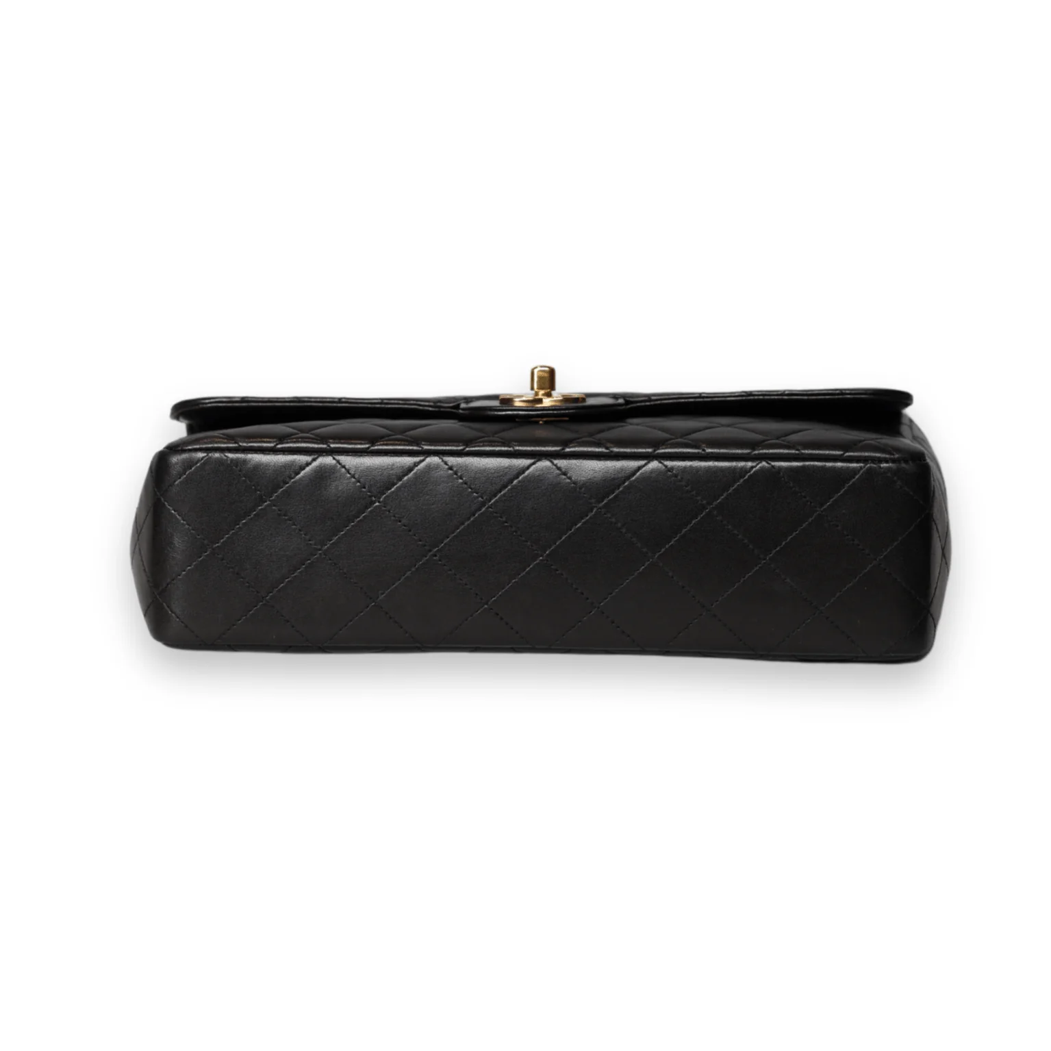 Chanel Vintage Twin Top Handbag in Lambskin - Image 4