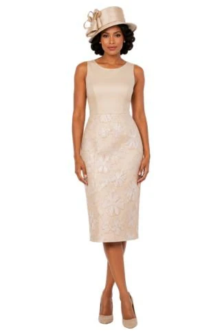 Couture Floral Embroidered 3-Piece Skirt Suit-Plus - Image 3