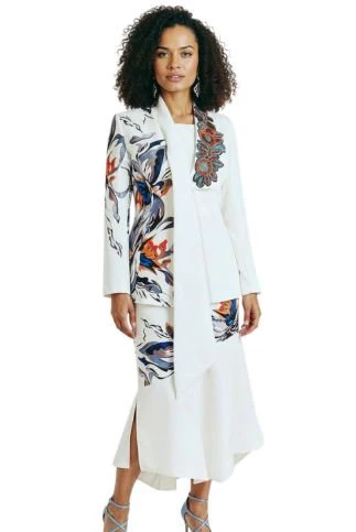 Donna Vinci, Style 12254 - 3pc. Jacket, Cami & Skirt Set