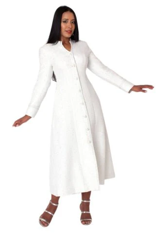 Elegant Charm Tweed Church Robe - 41032