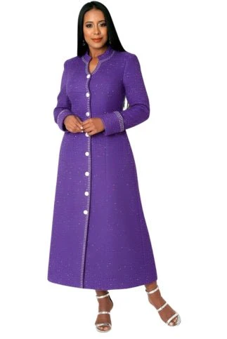 Elegant Charm Tweed Church Robe - 41032 - Image 3