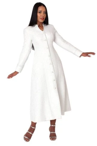 Elegant Plus Size Tweed Robe - 41032W
