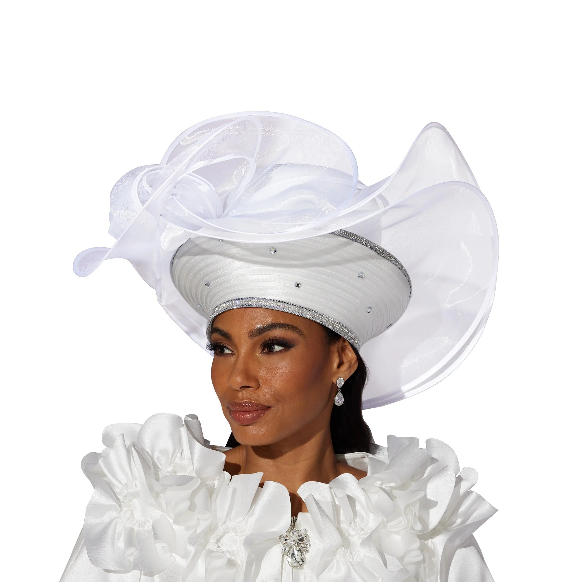 Ruffled Rosettes Cape Suit by EY Boutique - Image 2