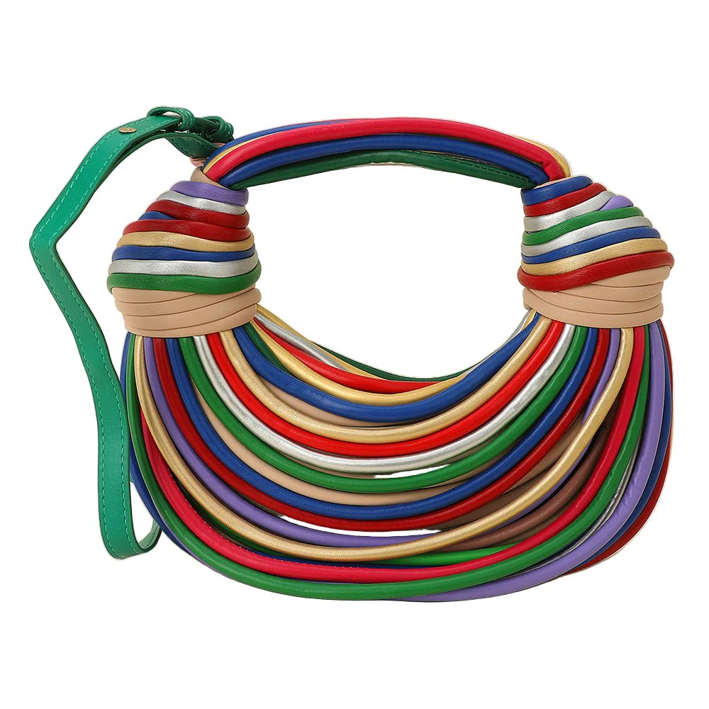 Faux Leather Contemporary Sculpted Shoulder Handbag