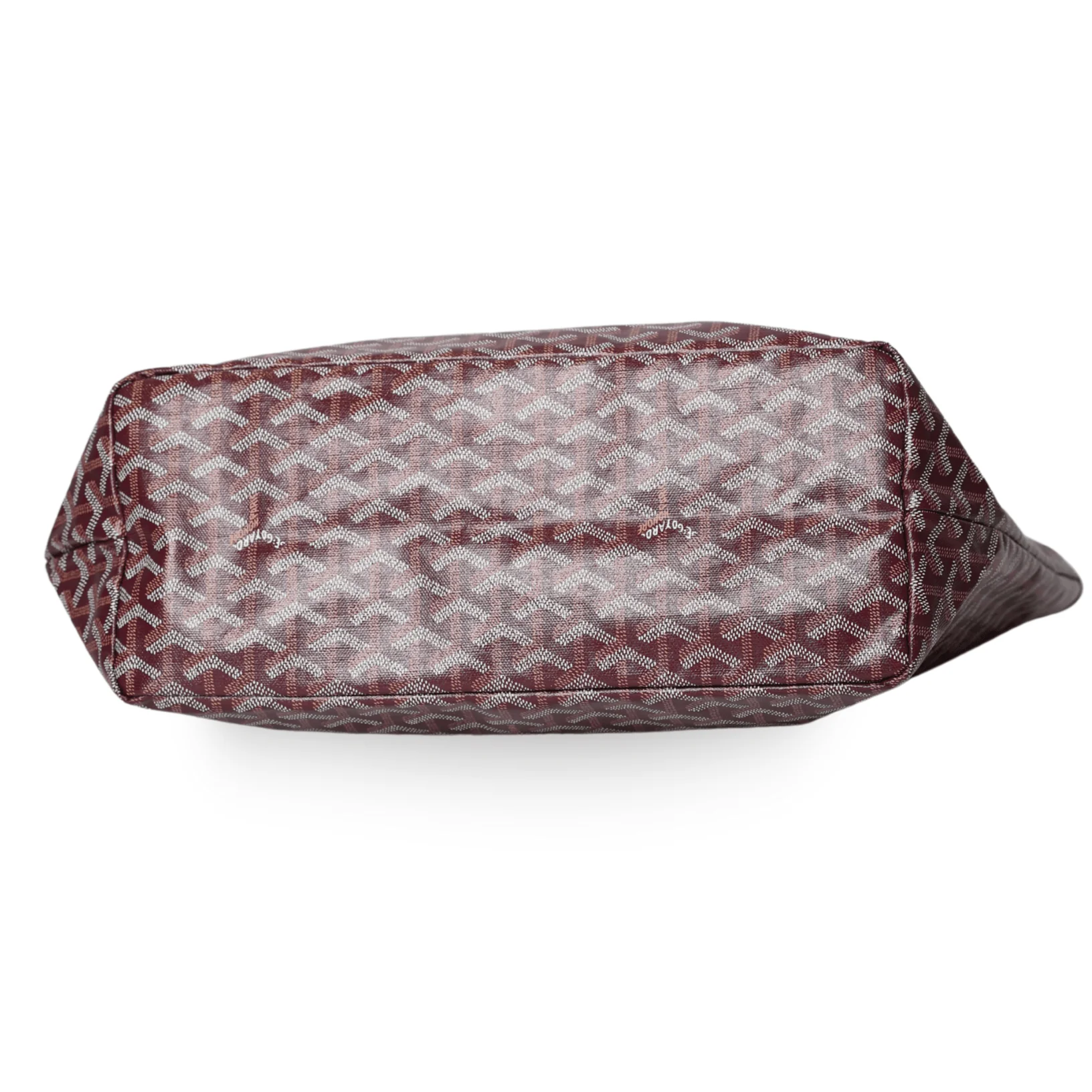 Goyard - Saint Louis PM Tote in Burgundy Chevron - Image 4