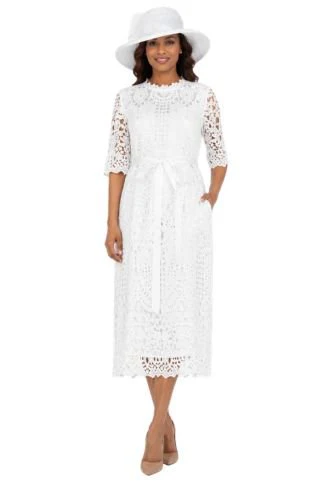 Heirloom Elegance Lace Midi Dress-Plus