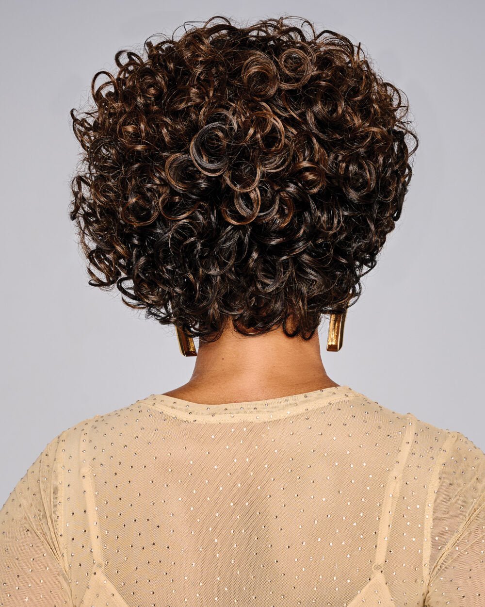 Leilani Short Curly Bob Lace Front Wig by Kim Kimble - Image 2