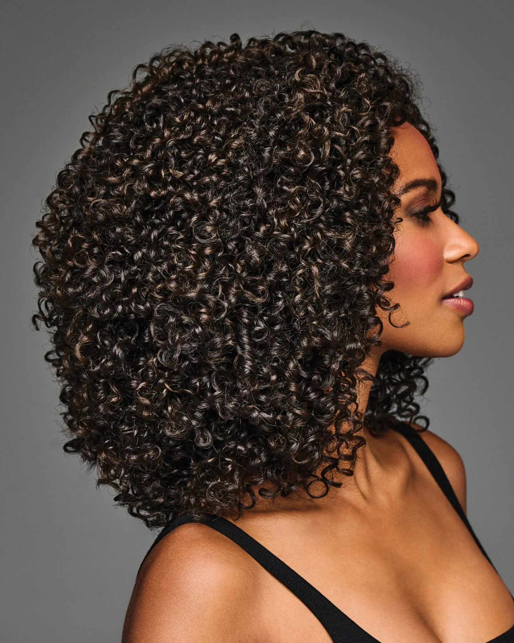 Makayla Natural Curly Afro Lace Front Wig by Kim Kimble