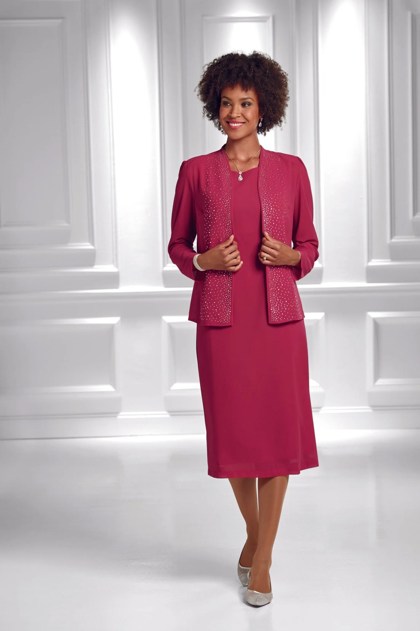 Lines of Shine Jacket Dress by EY Boutique - Image 7