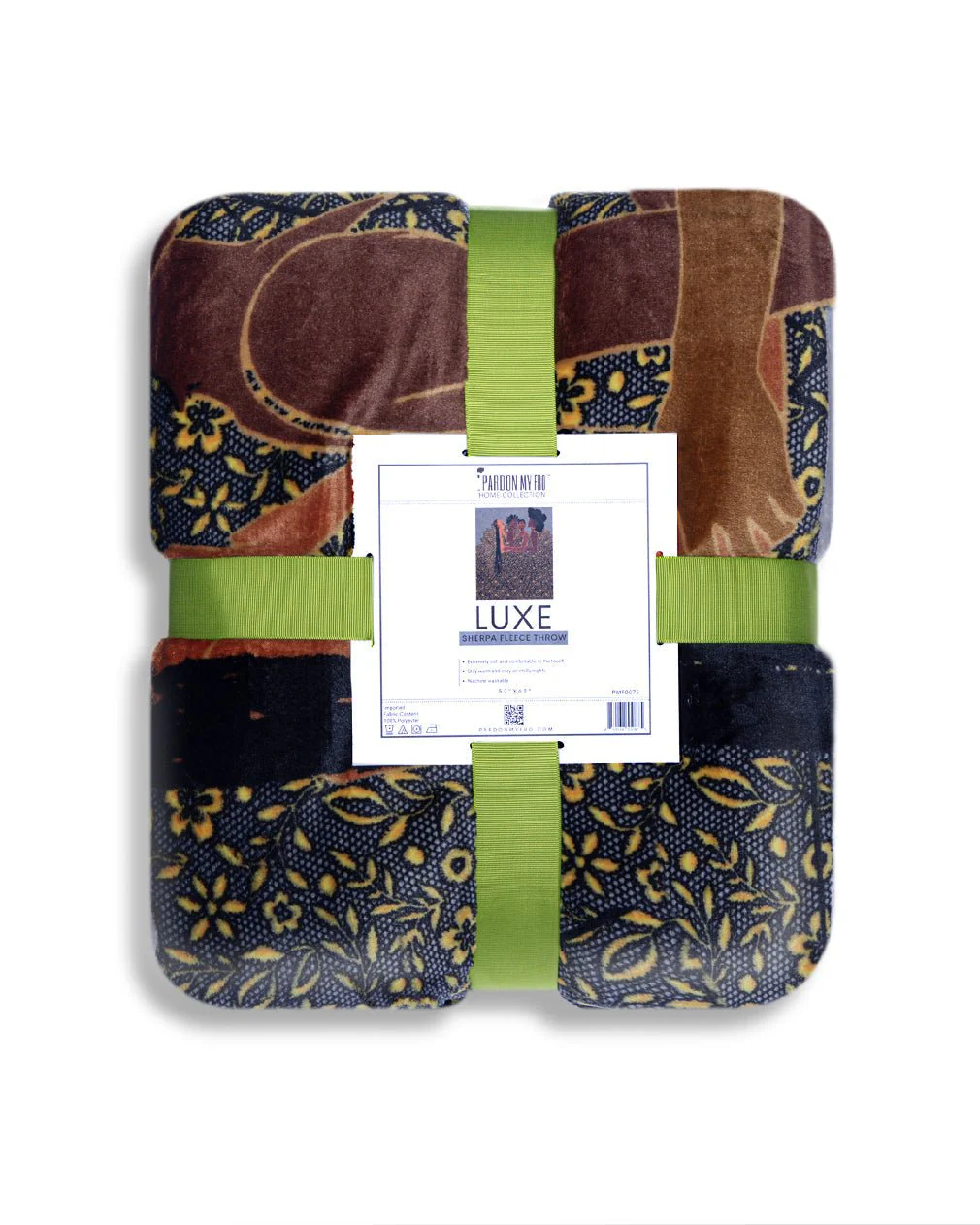 Luxe Sherpa Fleece Throw Blanket - Image 4
