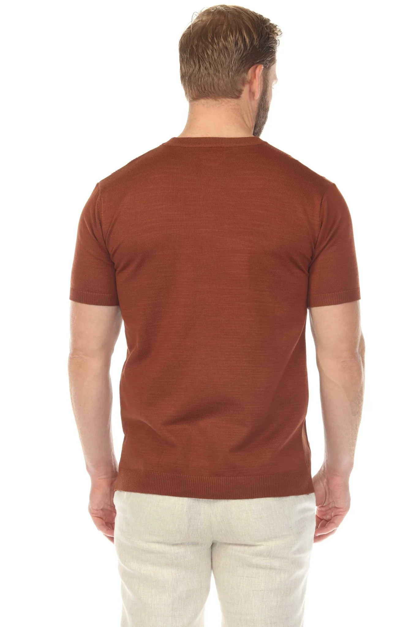 Men's Stylish Premium Knit Textured T-Shirt - Image 10