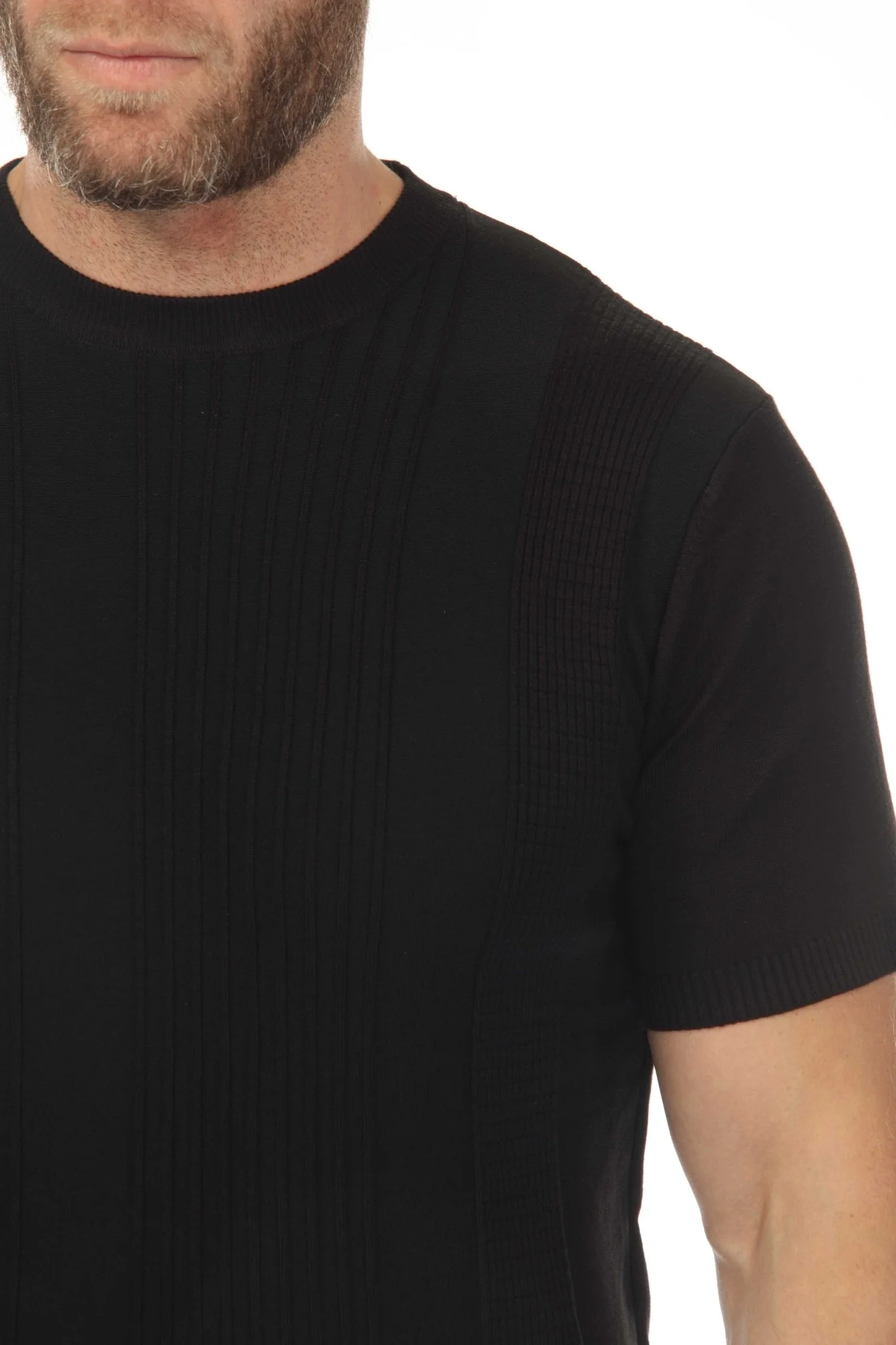 Men's Stylish Premium Knit Textured T-Shirt - Image 6
