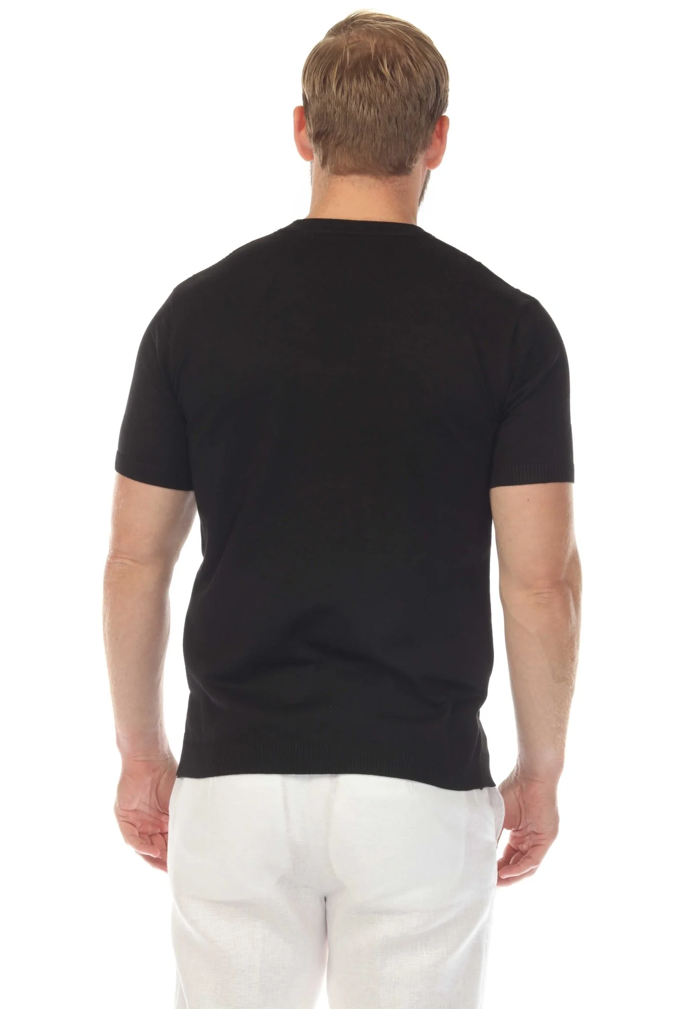 Men's Stylish Premium Knit Textured T-Shirt - Image 7