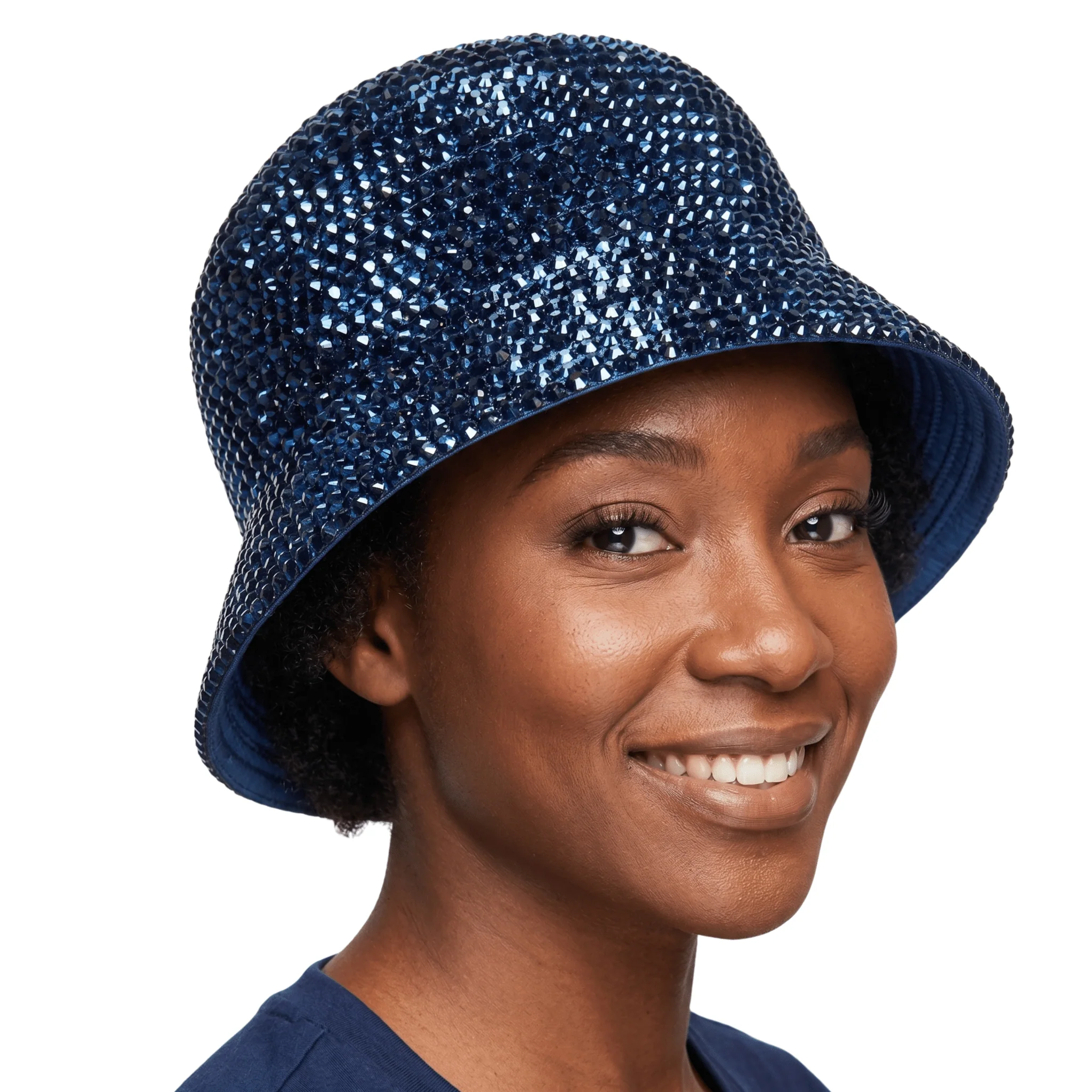 METALLIC STONED BUCKET HAT - Image 3