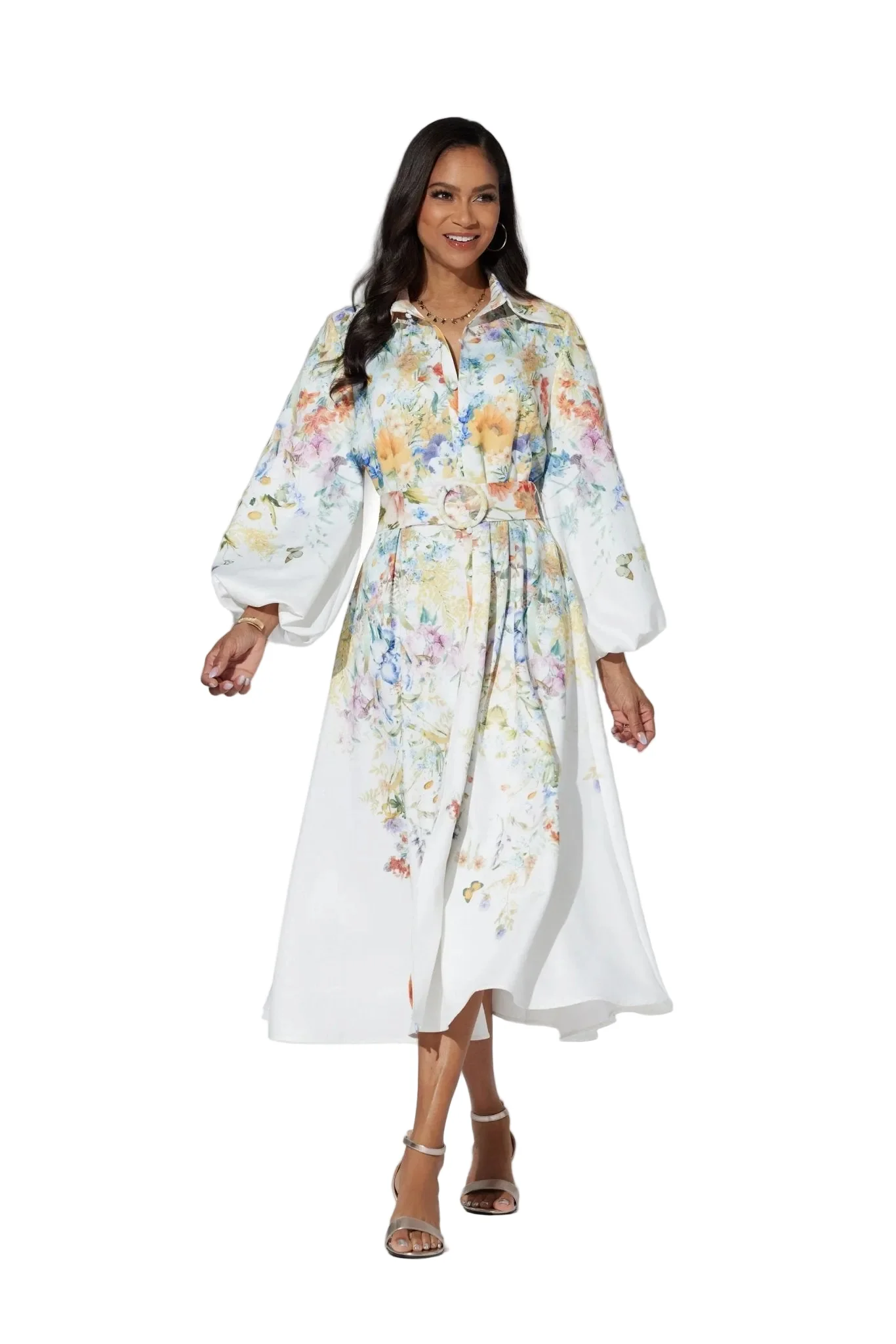 Morning Glory Shirtdress by EY Boutique - Image 3