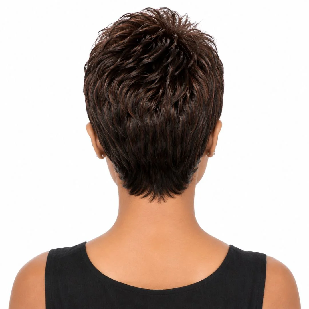 DENVER Medium Layered Shag Synthetic Wig - MoTown Tress - Image 3