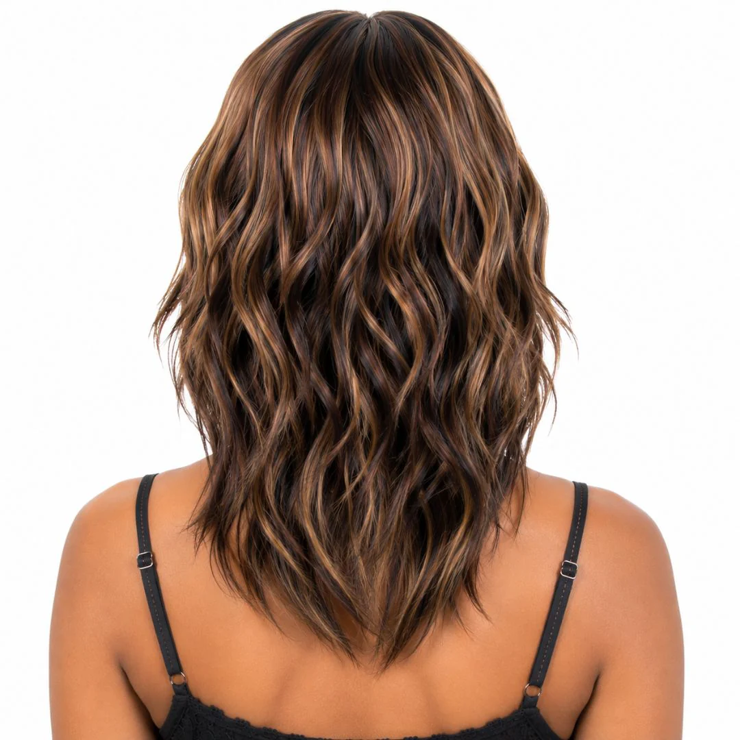 FLIRT Large Crimpy Long Shaggy Synthetic Wig - MoTown Tress - Image 3