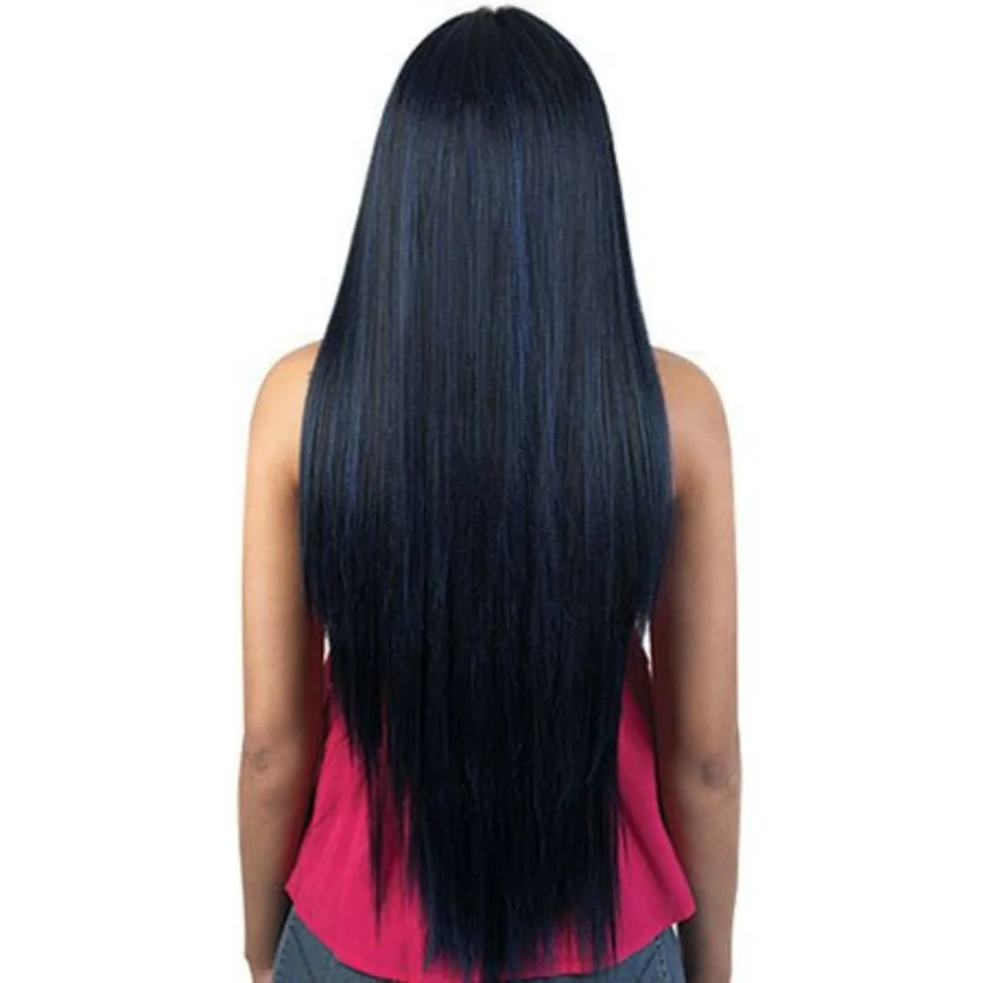 HB360L.ACE 360 Lace Super Long Straight Human Hair Blend Wig - MoTown Tress - Image 2