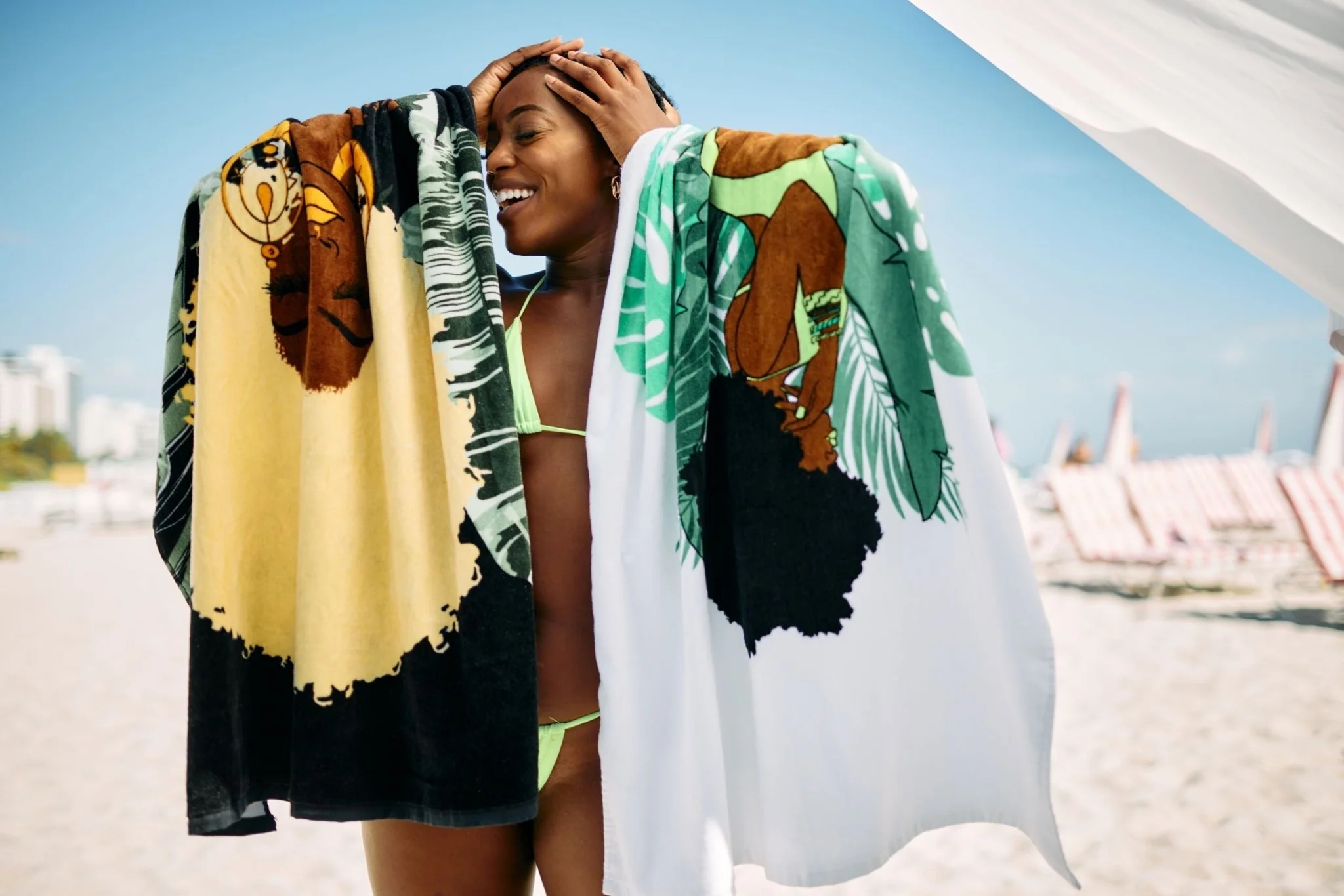 June Beach Towel by Pardon My Fro - Image 4