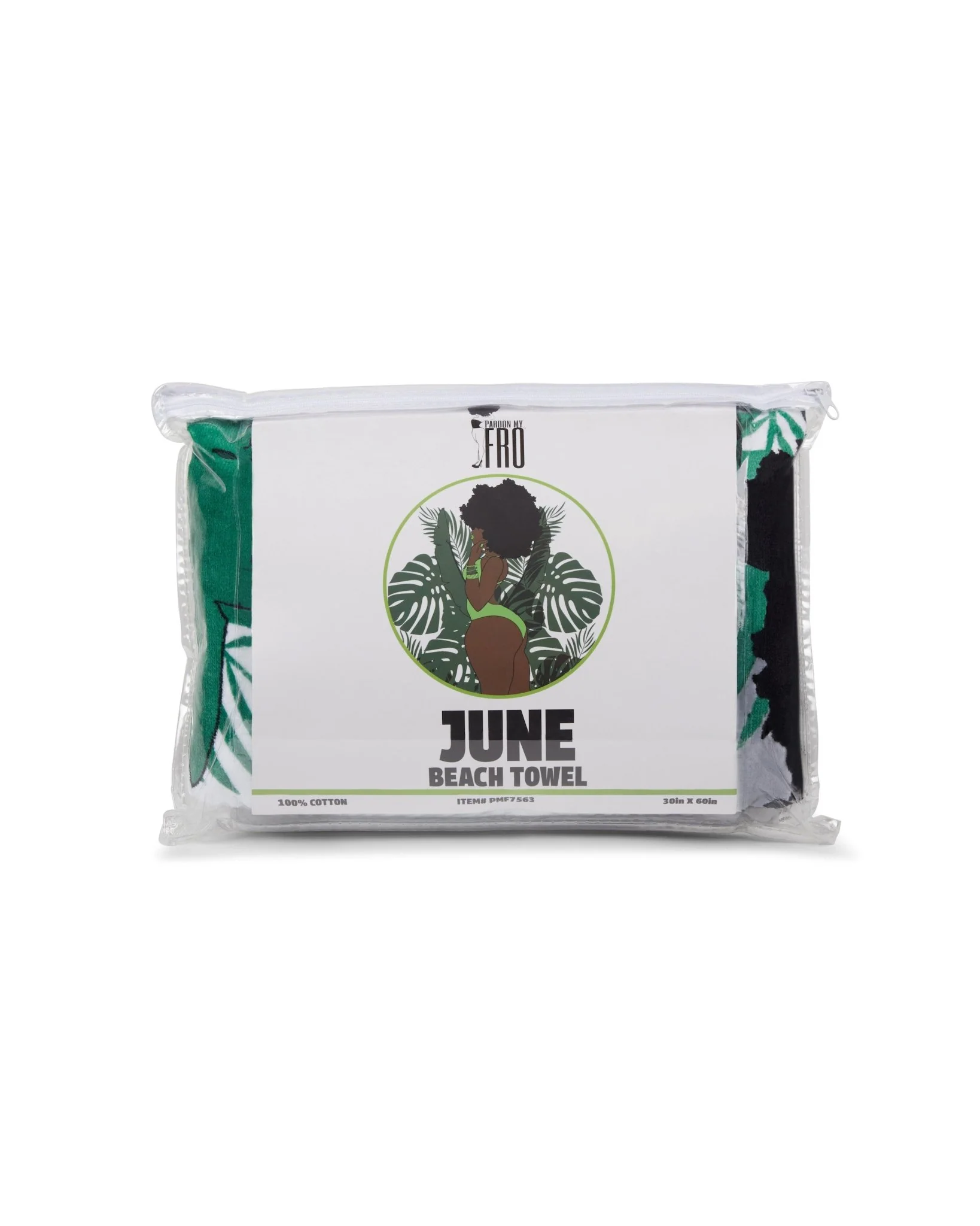June Beach Towel by Pardon My Fro - Image 5