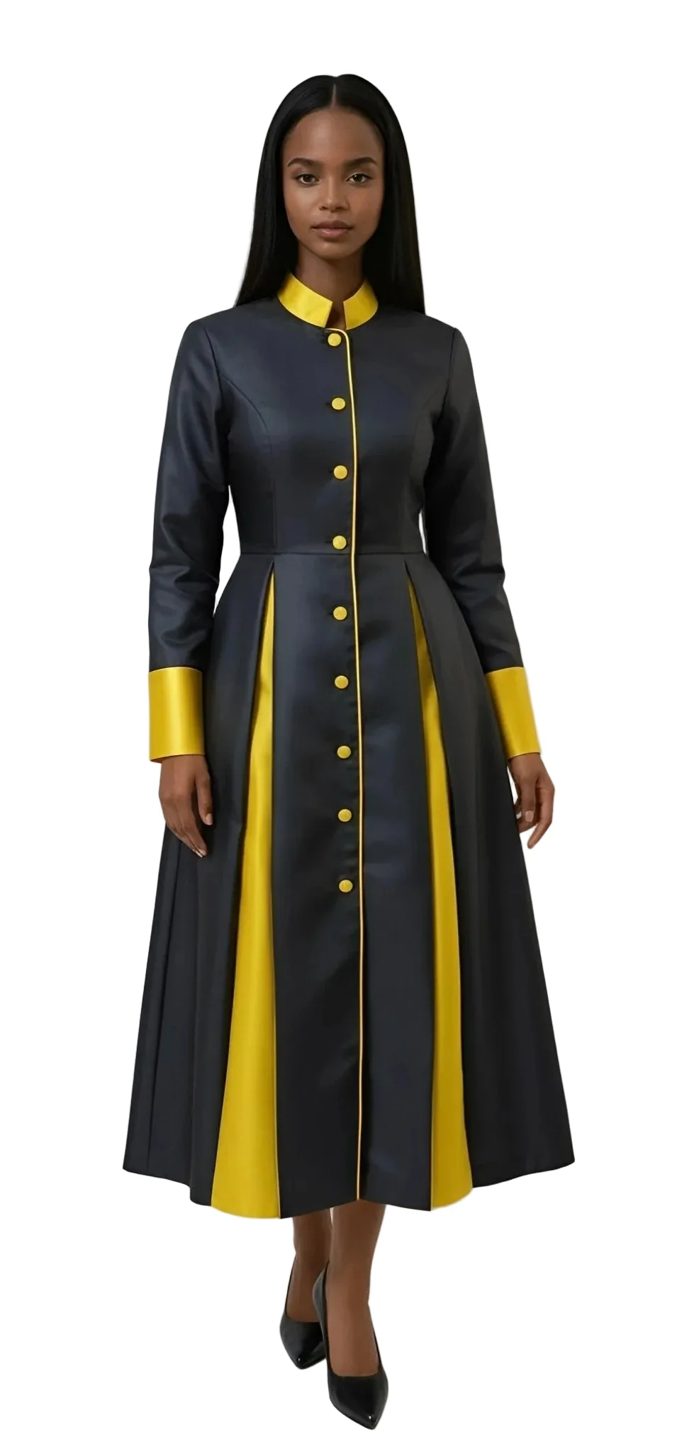 Plus Size Elegant Women's Minister Robe- 4544W