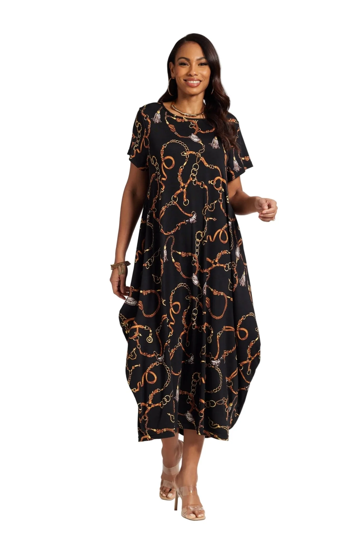 Chain Reaction Maxi Dress by Studio EY