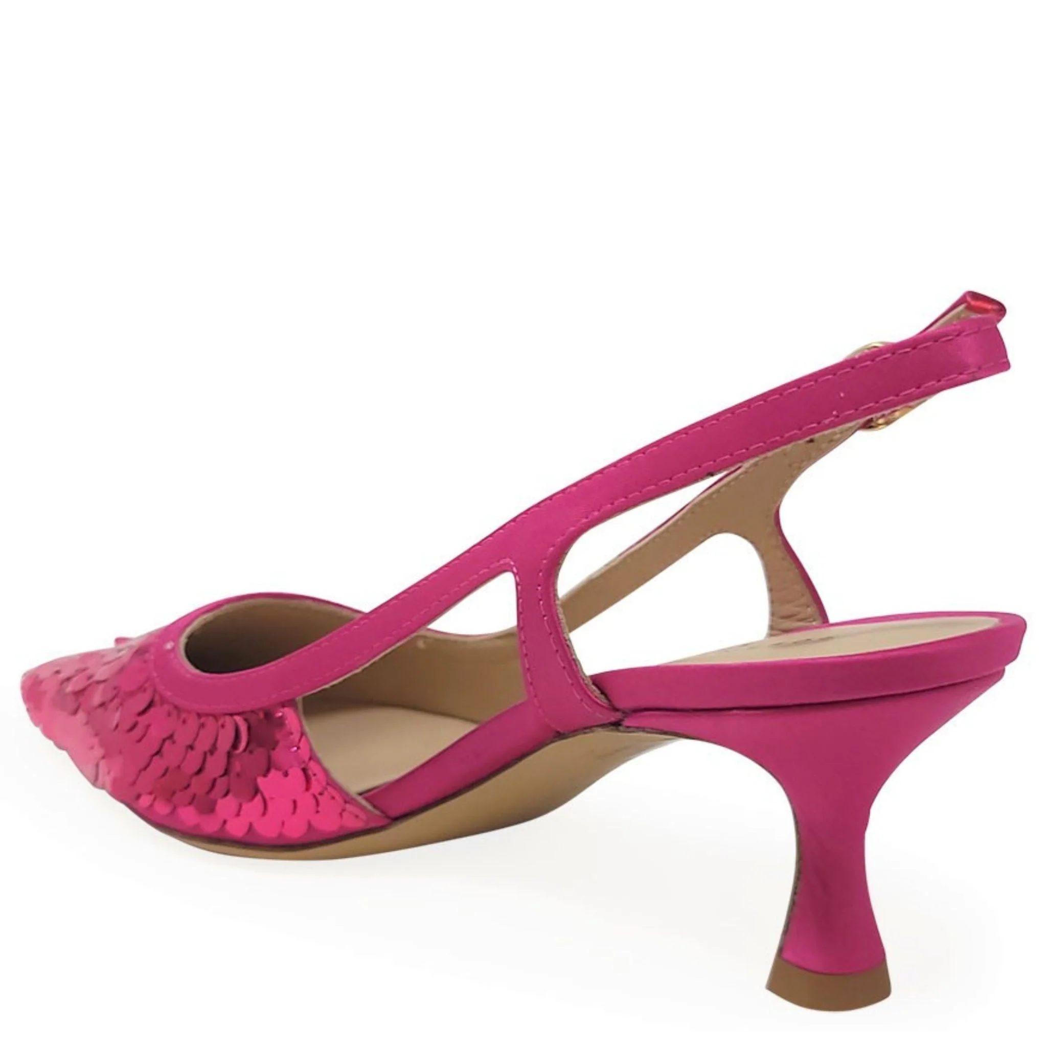 Roberto Festa Fuchsia Sequence Snip Slingback Heel - Image 3