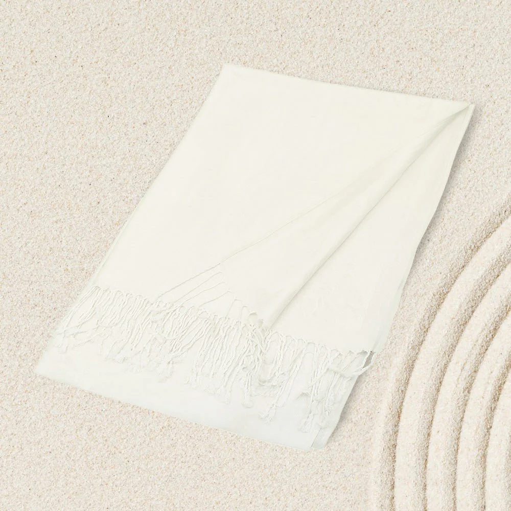 Rose Floral Pashmina Reversible Scarf Shawl - Image 3