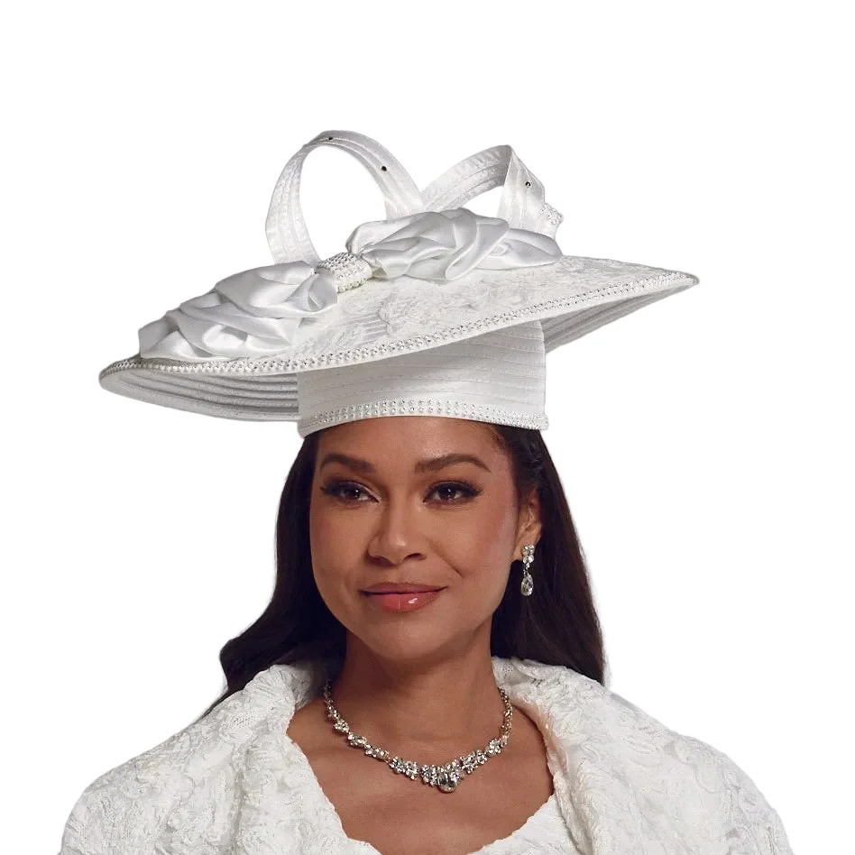 Ruffled Soutache Church Hat by EY Boutique - Image 3