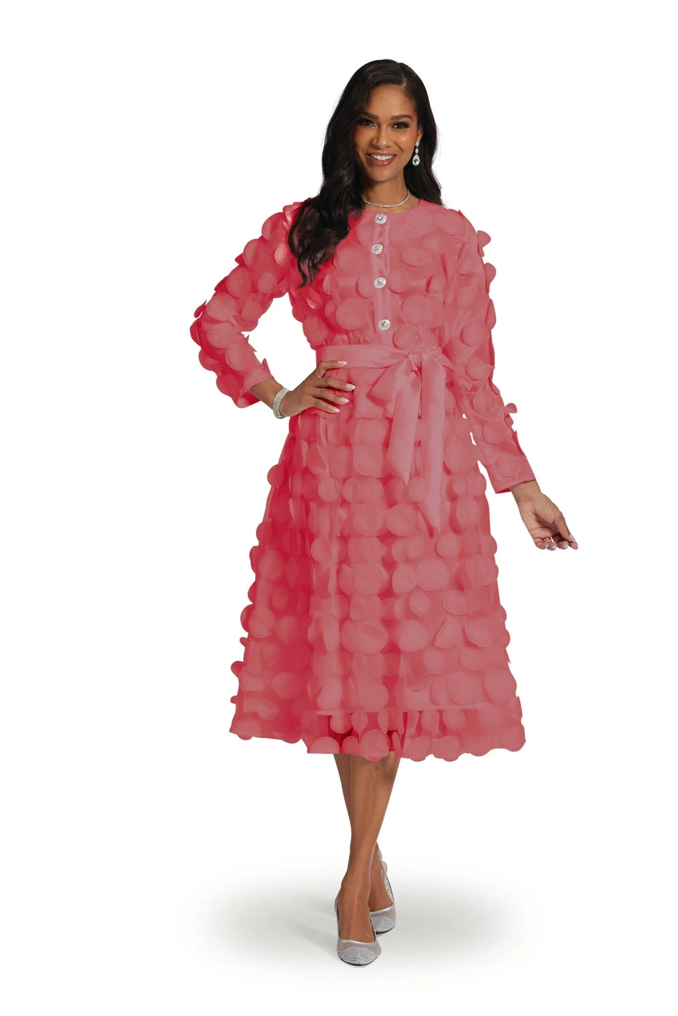 Sheer ’n Circles Shirtdress by EY Boutique - Image 6