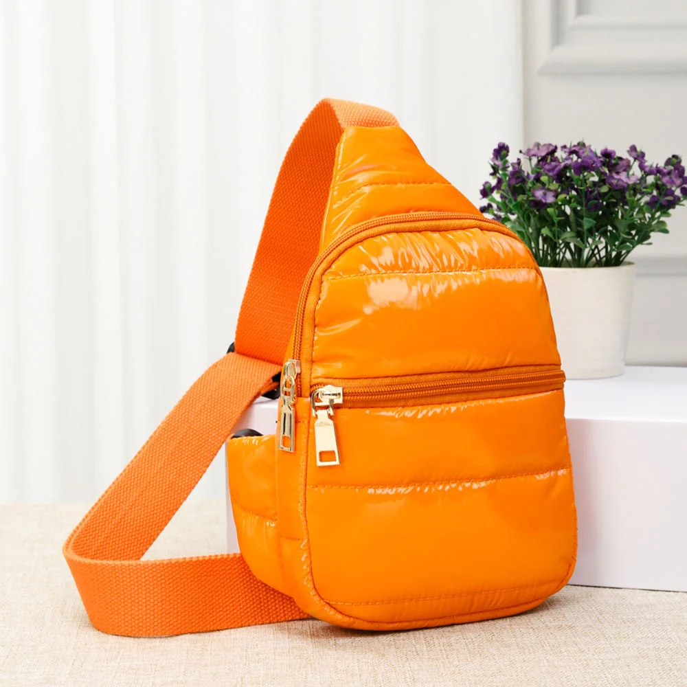 Solid Puffer Mini Sling Bag - Image 4